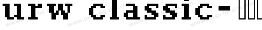 urw classic字体转换